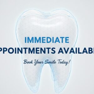 Immediate Appointments Available